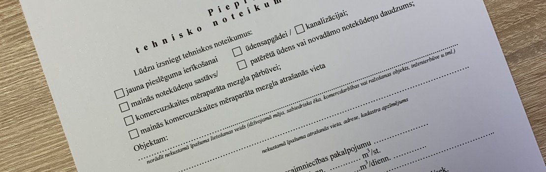 Tehnisko noteikumu izstrāde