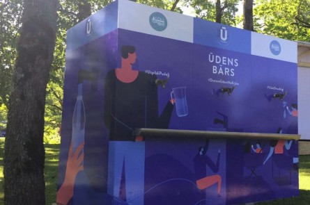 Pilsētas svētku laikā darbosies ūdens bārs/kiosks