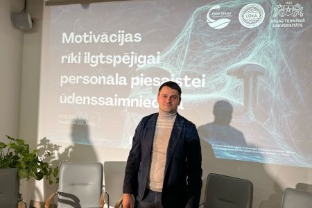 Piedalās seminārā par personāla motivācijas rīkiem ūdenssaimniecības nozarē