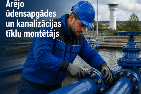 Aicinam darbā ārējo ūdensapgādes un kanalizācijas tīklu montētāju
