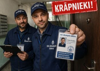 SIA “Jēkabpils ūdens” brīdina par krāpniekiem
