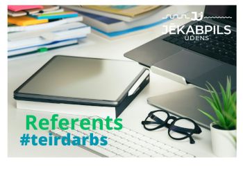 SIA “Jēkabpils ūdens” aicina darbā uz nenoteiktu laiku referentu